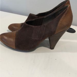 Miss Sixty | 2 tone brown leather heels | size 9